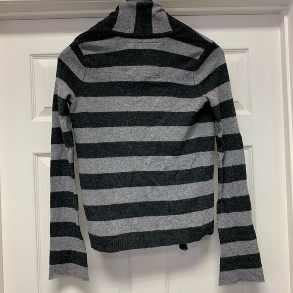 American Eagle Gray on Gray Open Front Cardigan Sweater sz S - Picture 3 of 4